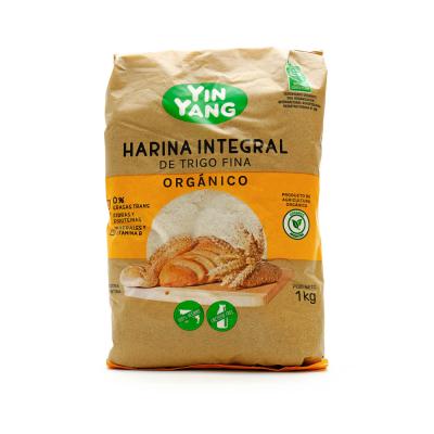 Ying Yang Harina Integral de Trigo Fina Orgánico - 1kg
