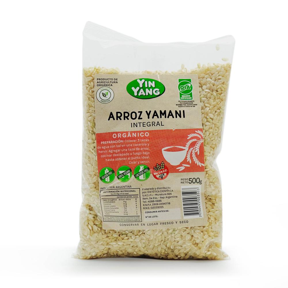 Ying Yang Arroz Yamani Integral Orgánico - 500gr