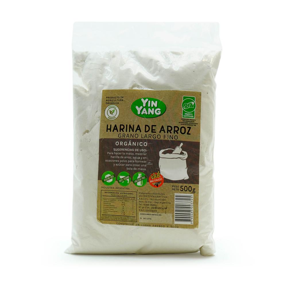 Ying Yang Harina de Arroz Orgánico - 500gr