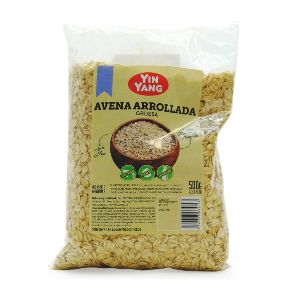 Yin Yang Avena Arrollada Gruesa - 500gr