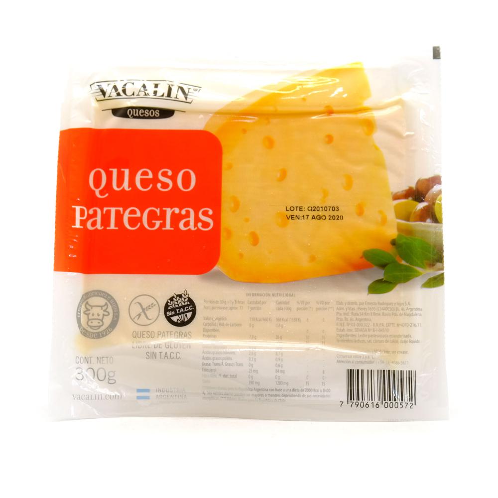 Vacalin Queso Pategras - 300gr