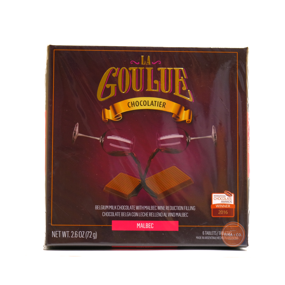 La Goulue Chocolatier Malbec - 72gr