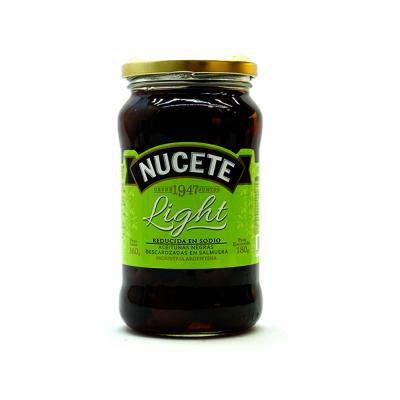 Nucete Aceitunas Negras Light Descarozadas - 360gr