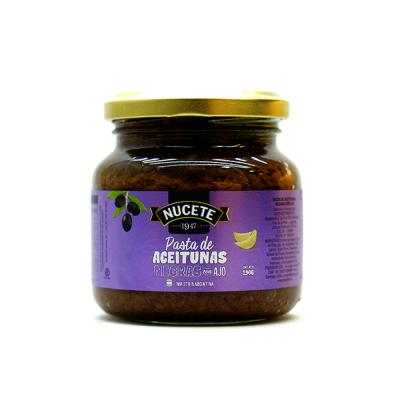 Nucete Pasta de Aceitunas Negras con Ajo - 190gr