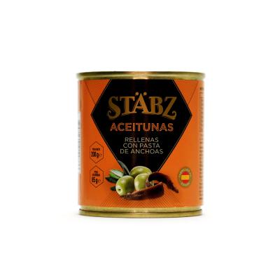 Stäbz Aceitunas rellenas con Pasta de Anchoas - 200gr