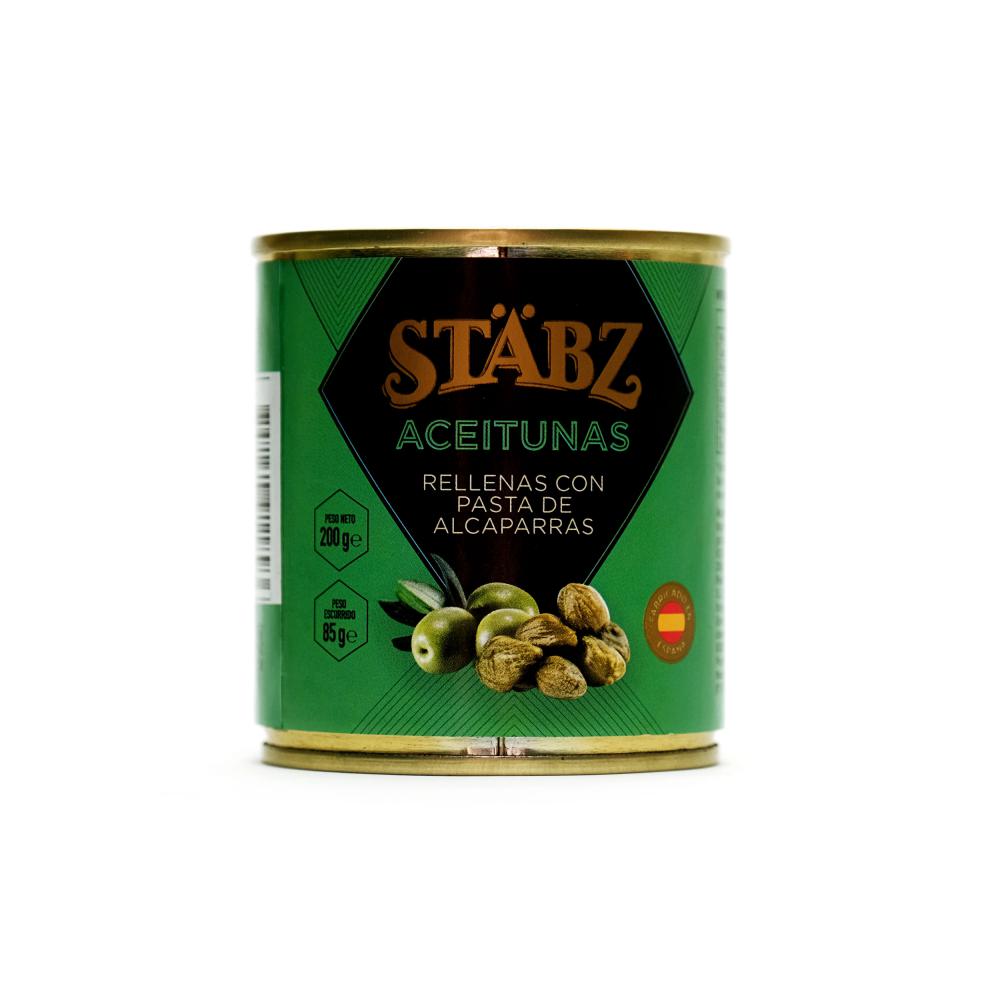 Stäbz Aceitunas rellenas con Pasta de Alcaparras - 200gr