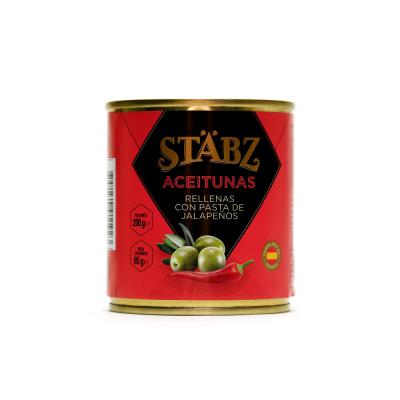 Stäbz Aceitunas rellenas con Pasta de Jalapeños - 200gr