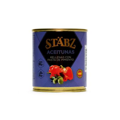 Stäbz Aceitunas rellenas con Pasta de Pimentón - 200gr