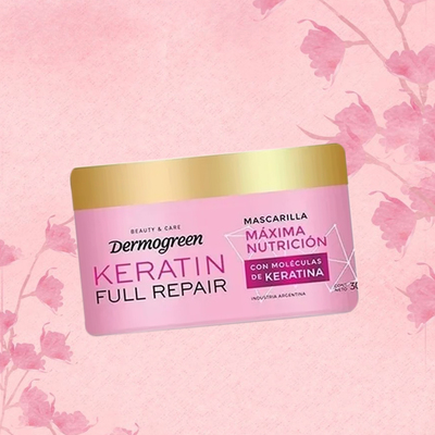 Dermogreen Keratin Full Repair Mascara Capilar - 300ml