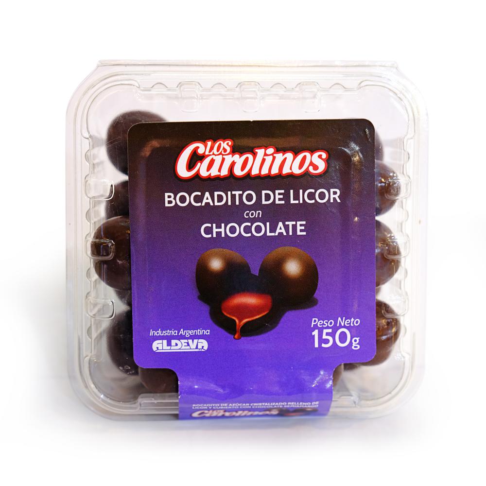 Los Carolinos Bocadito de Licor con Chocolate - 150gr