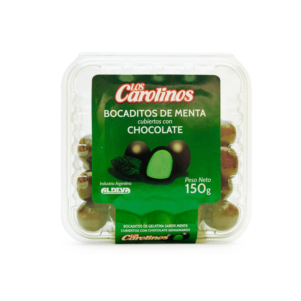 Los Carolinos Bocaditos de Menta Cubiertos con Chocolate - 150gr
