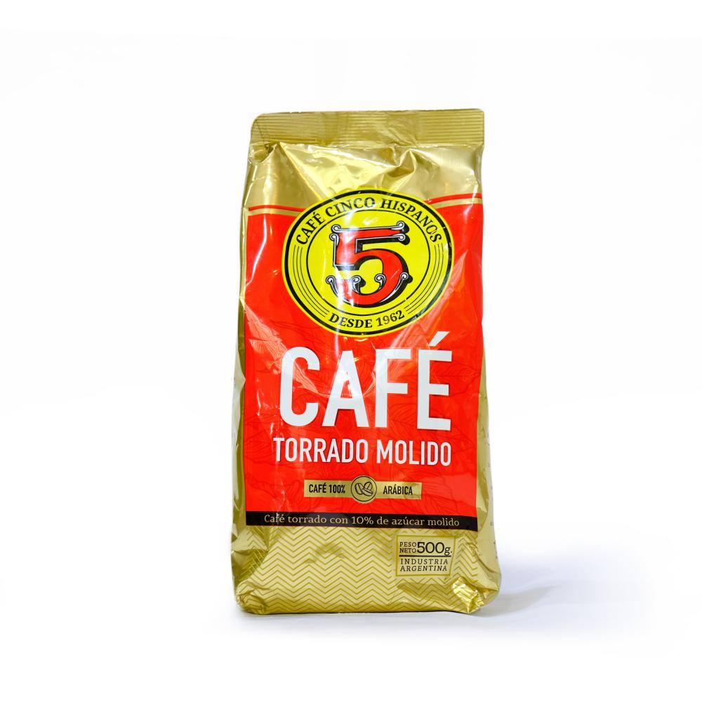 Cinco Hispanos Café Torrado Molido - 500gr