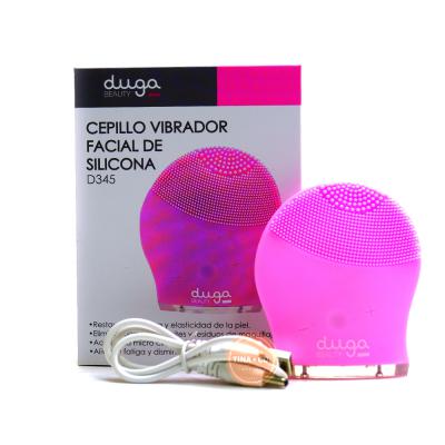 Duga Cepillo Vibrador Facial de Silicona 