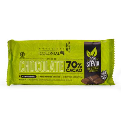 Colonial Barra de Chocolate Negro 70% Cacaco