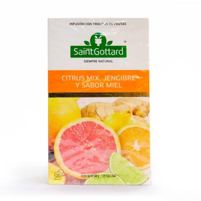 Saint Gottard Always Natural Citrus Mix, Jengre y miel - 40gr