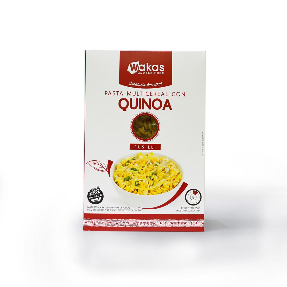Wakas Pasta Multicereal con Quinoa Fusilli - 250gr