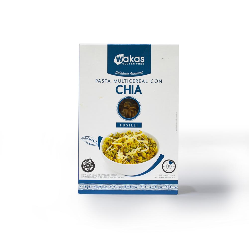 Wakas Pasta Multicereal con Chía Fusilli - 250