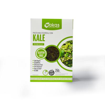 Wakas Pasta Multicereal con Kale Fusilli - 250gr