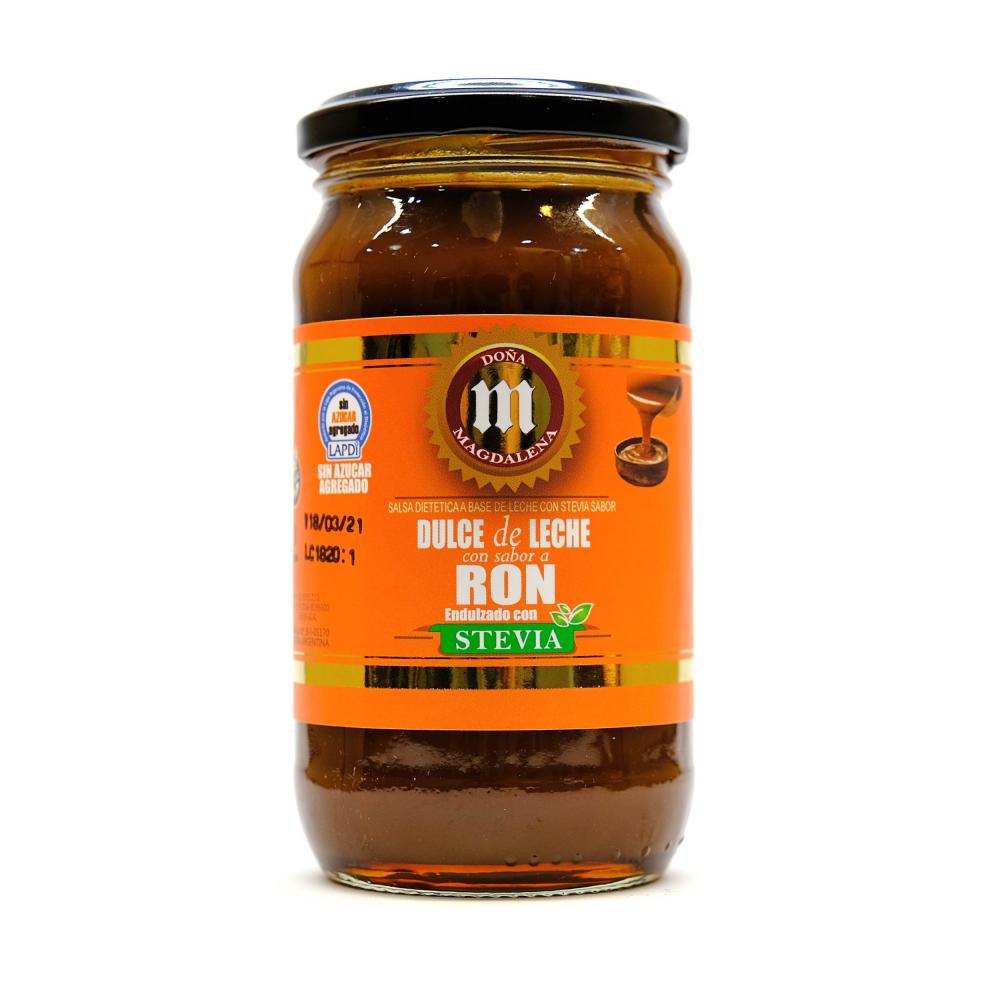 Doña Magdalena Dulce de Leche sabor Ron con Stevia - 400gr