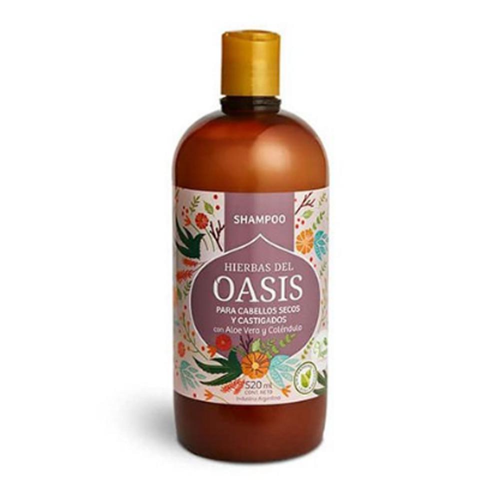 Hierbas del Oasis Shampoo para Cabellos Secos y Castigados - 520ml