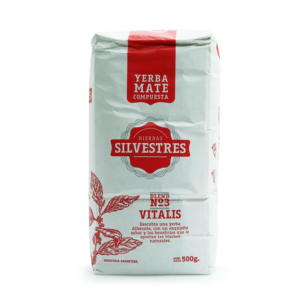 Hierbas Silvestres Yerba Mate Compuesta Blend 3° Vitalis - 500gr