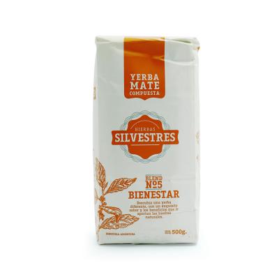 Hierbas Silvestres Yerba Mate Compuesta Blend 5° Bienestar - 500gr