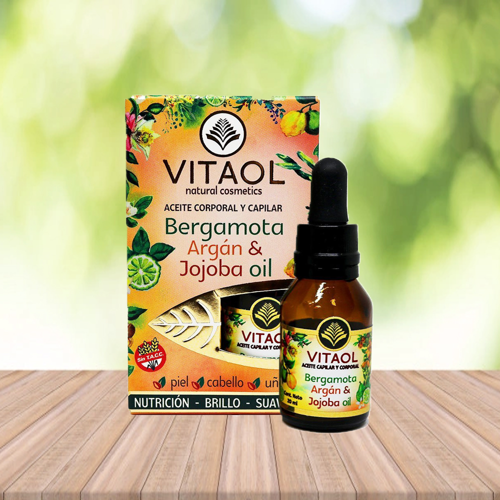 Vitaol Bergamota, Argán & Jojoba - 20ml