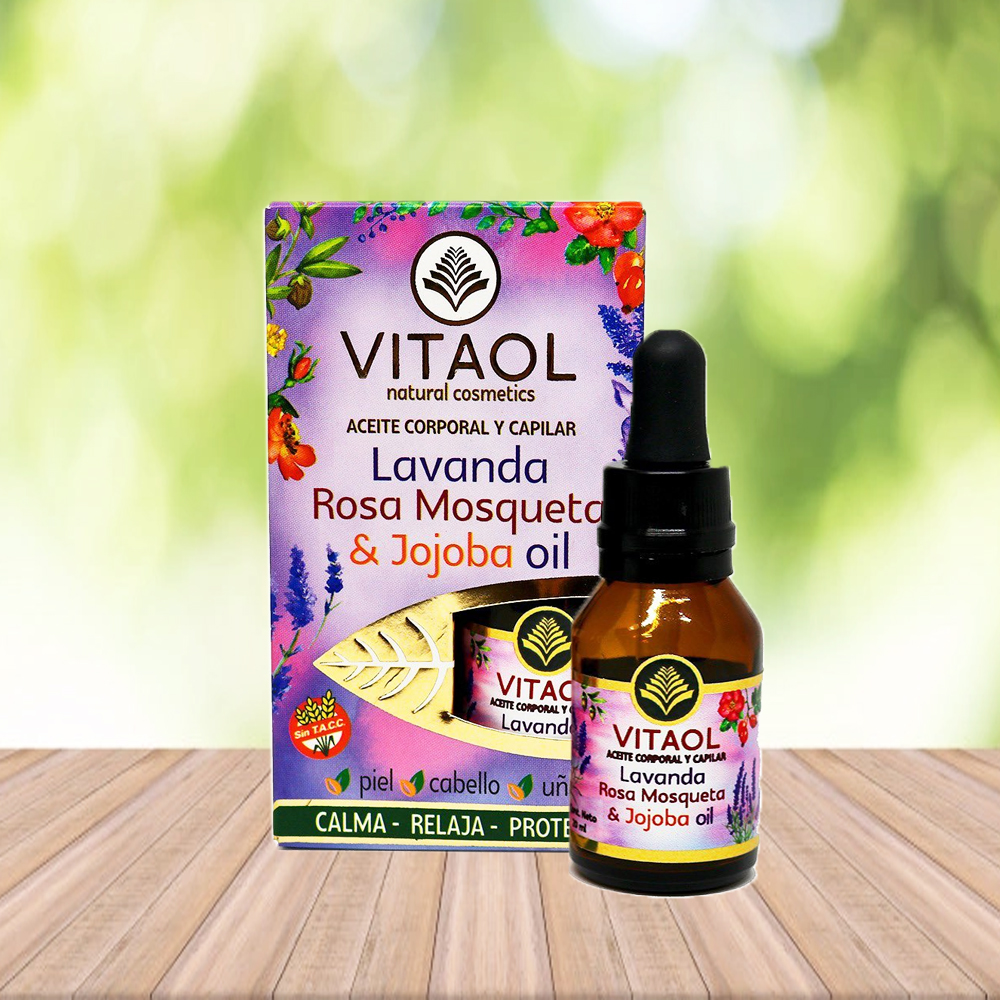 Vitaol Lavanda, Rosa Mosqueta & Aceite de Jojoba - 20ml