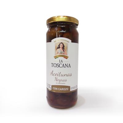 La Toscana Aceitunas Negras con Carozo - 330gr