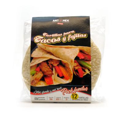 AntoMex Tortillas Para Tacos Y Fajitas - 12 Tortillas