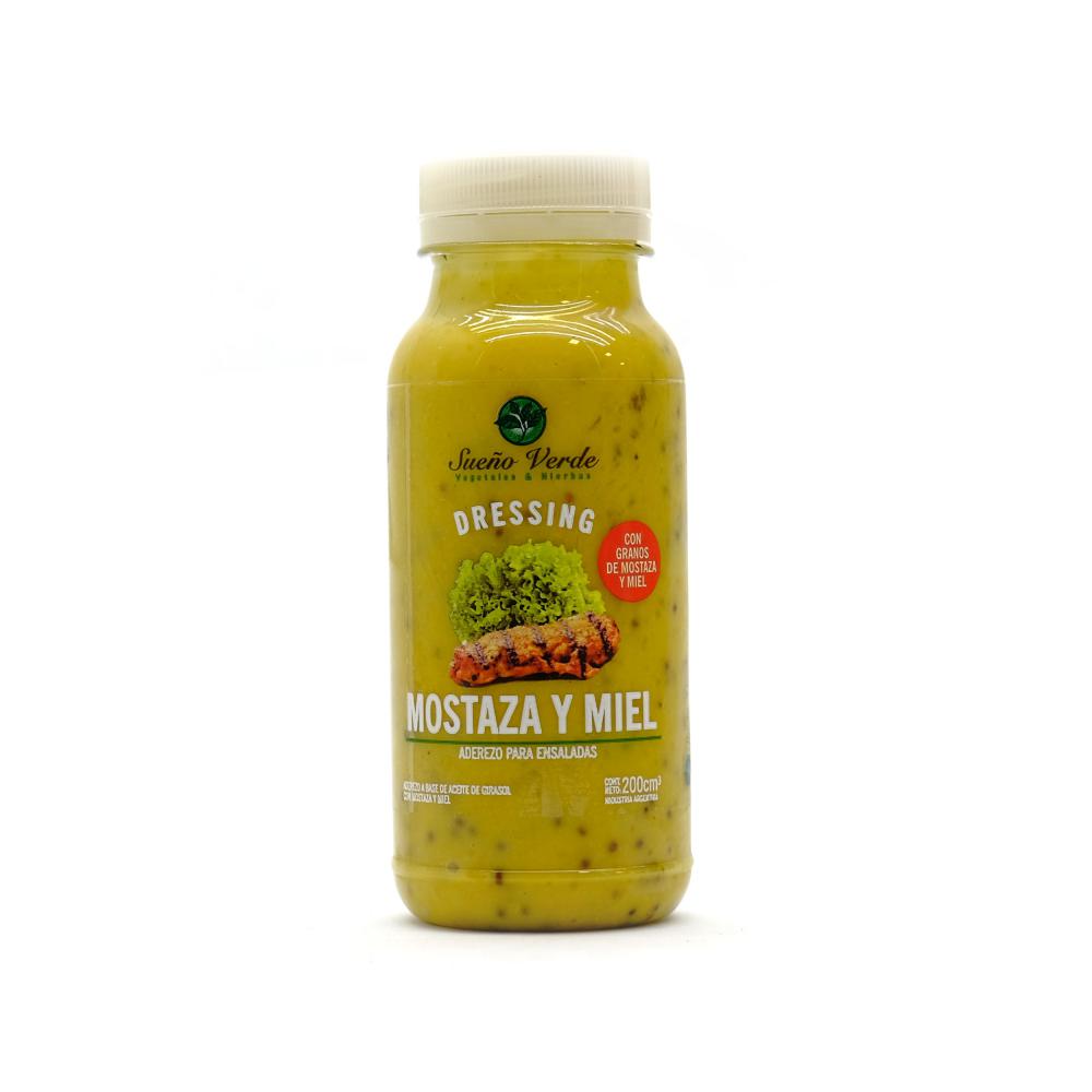 Sueño Verde Aderezo Para Ensaladas Mostaza y Miel - 200ml