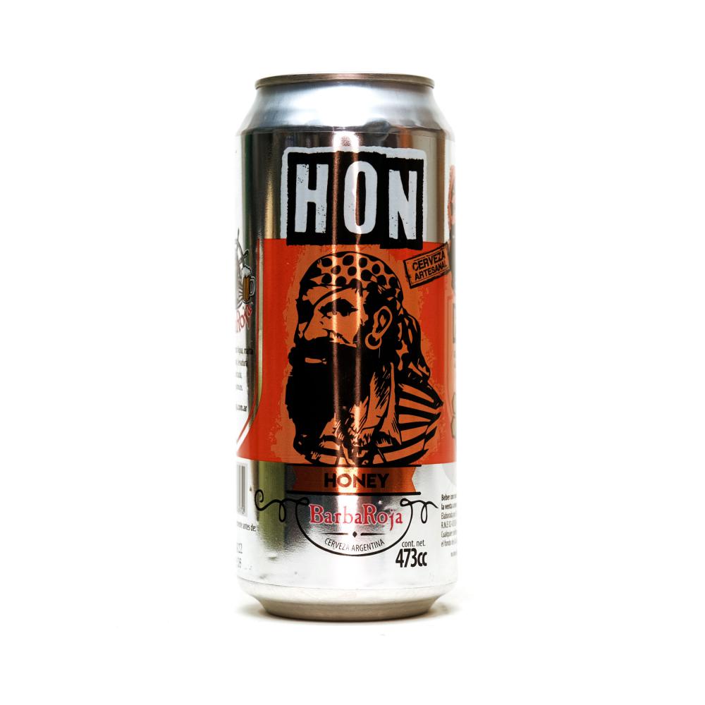 Barba Roja Cerveza Honey Hon - 473ml