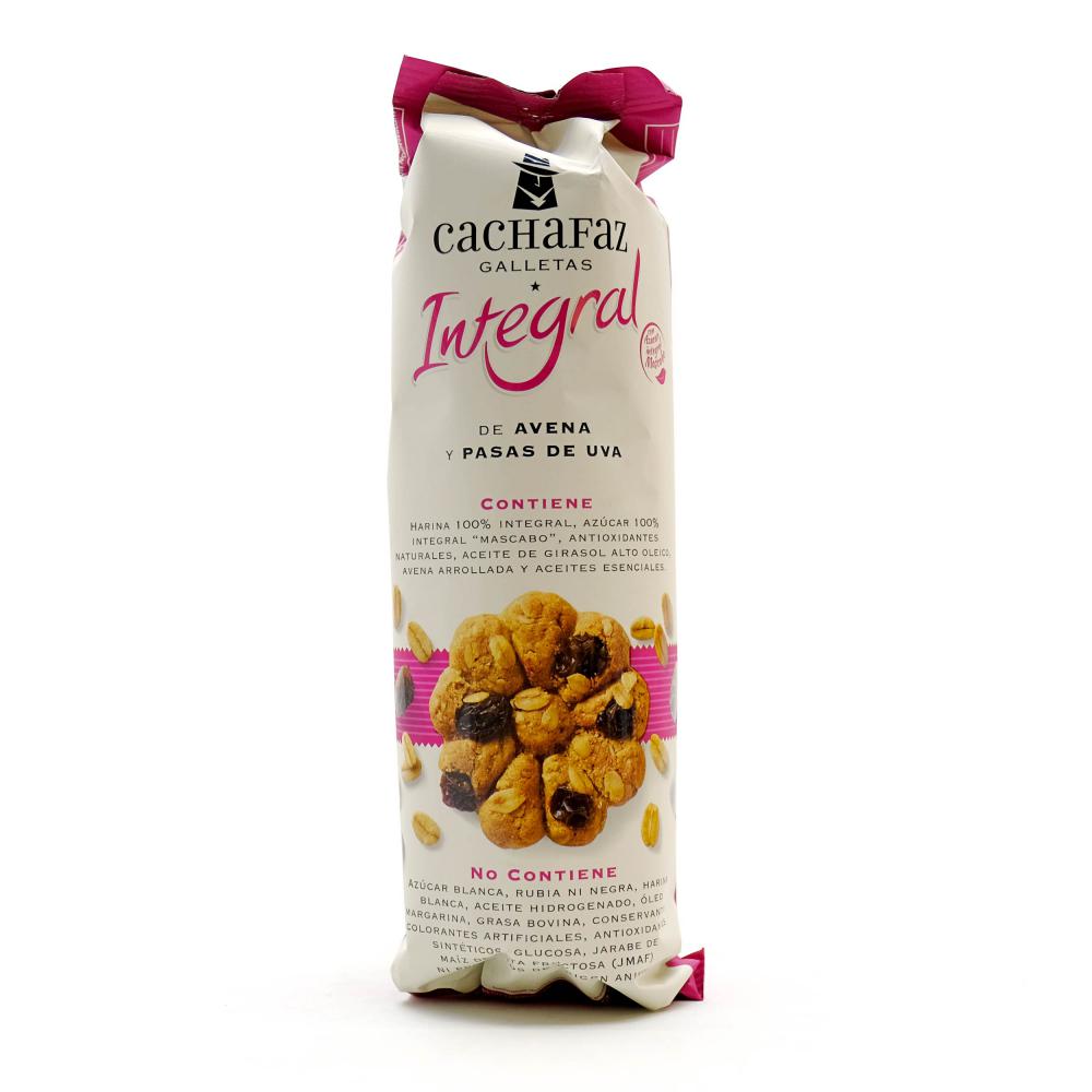 Cachafaz Galletas Integral de Avena con Pasas de Uva - 225gr