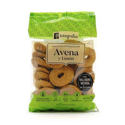 Integralia Galletitas Integrales con Avena sabor Limón - 220gr