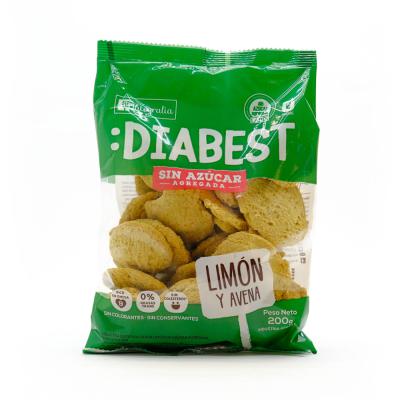 Integralia Diabest Galletitas Sabor Limón Sin Azúcar Agregada - 200gr