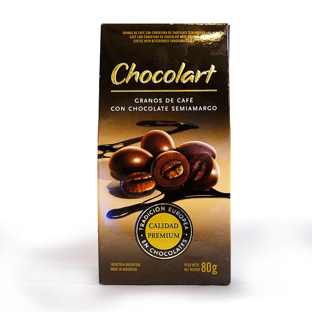 Chocolart Granos de Café con Chocolate Semiamargo - 80gr