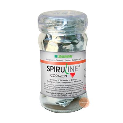 HydroGrow Spiruline Protección Corazón - 100 Cápsulas 