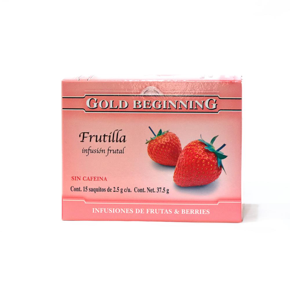 Gold Beginning Té de Frutilla - 15U