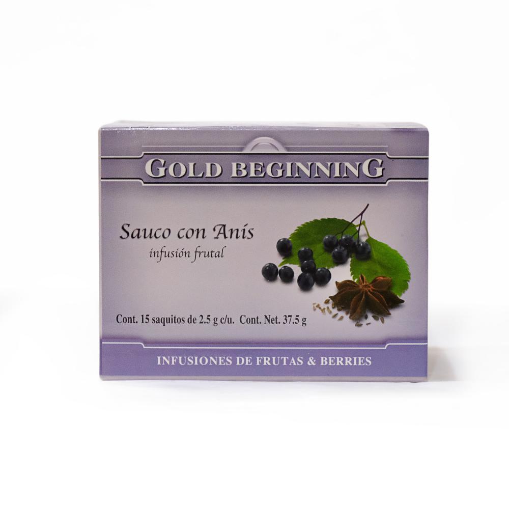 Gold Beginning Té de Sauco con Anís - 37.5gr
