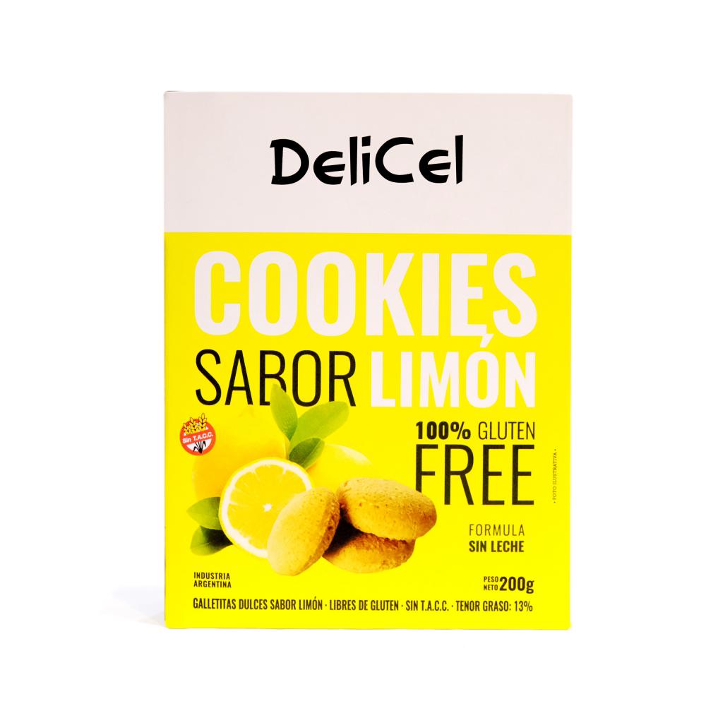 DeliCel Cookies Sabor Limón - 200 gr