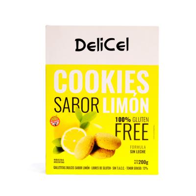 DeliCel Cookies Sabor Limón - 200 gr