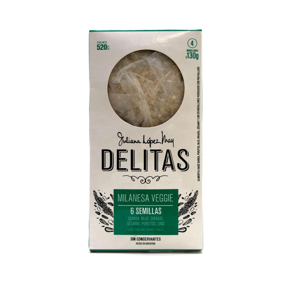 Delitas Milanesas Veggie 6 Semillas - 4u