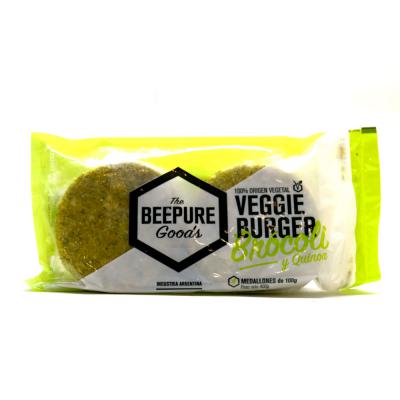 Beepure Medallones de Brocoli y Quinoa - 4u