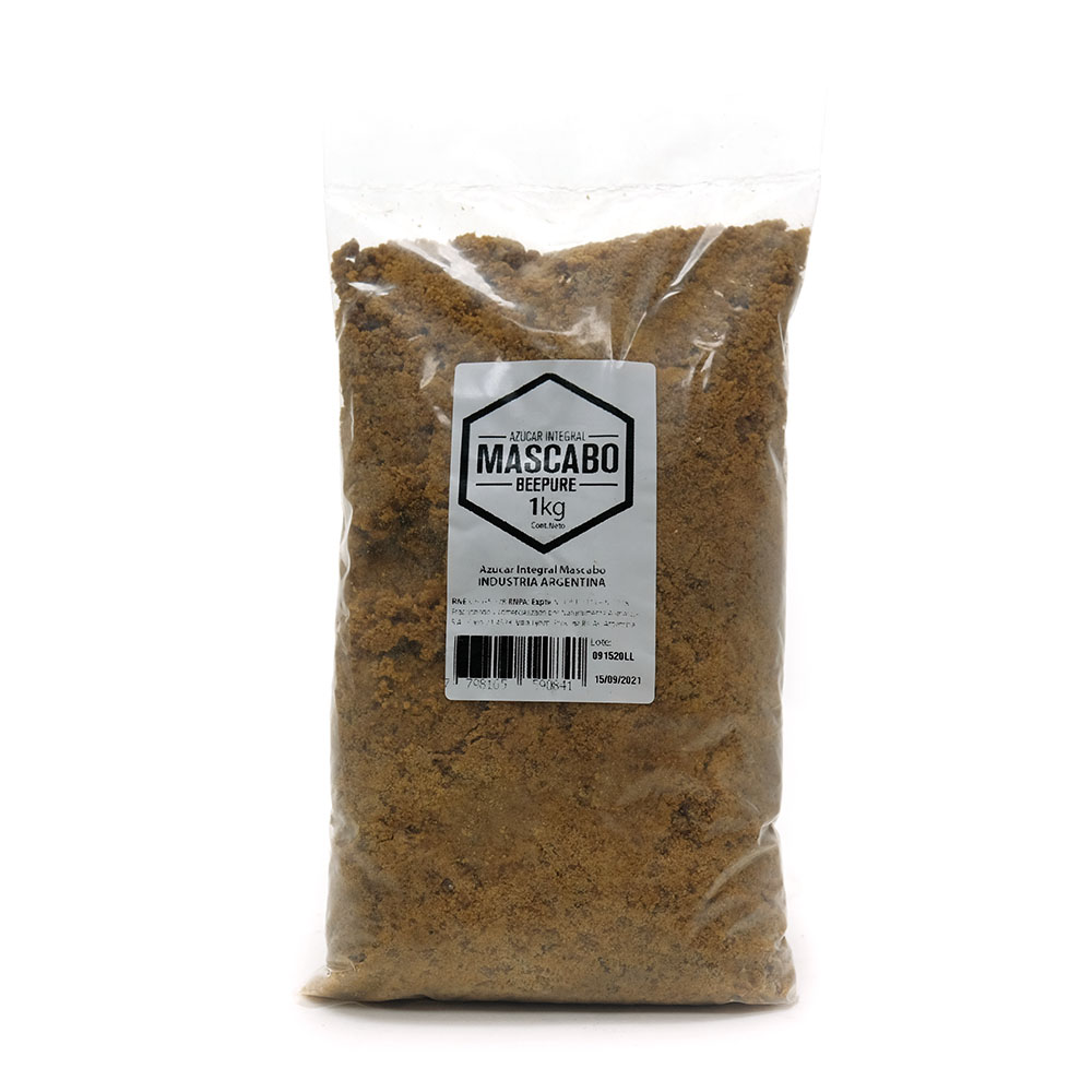 Beepure Azúcar Integral Mascabo - 1kg