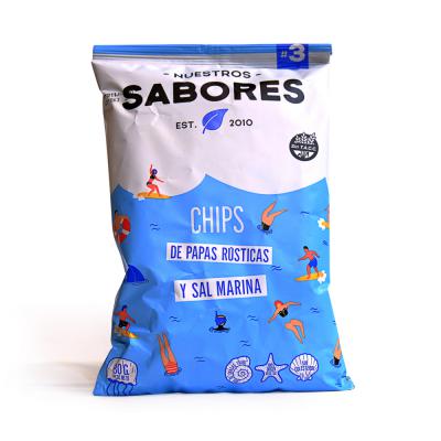 Nuestros Sabores Chips de Papas Rusticas y Sal Marina - 80gr