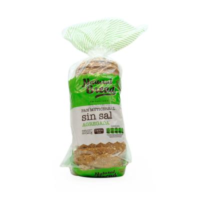 Natural Bread Pan Multicereal con Semillas sin Sal - 520gr