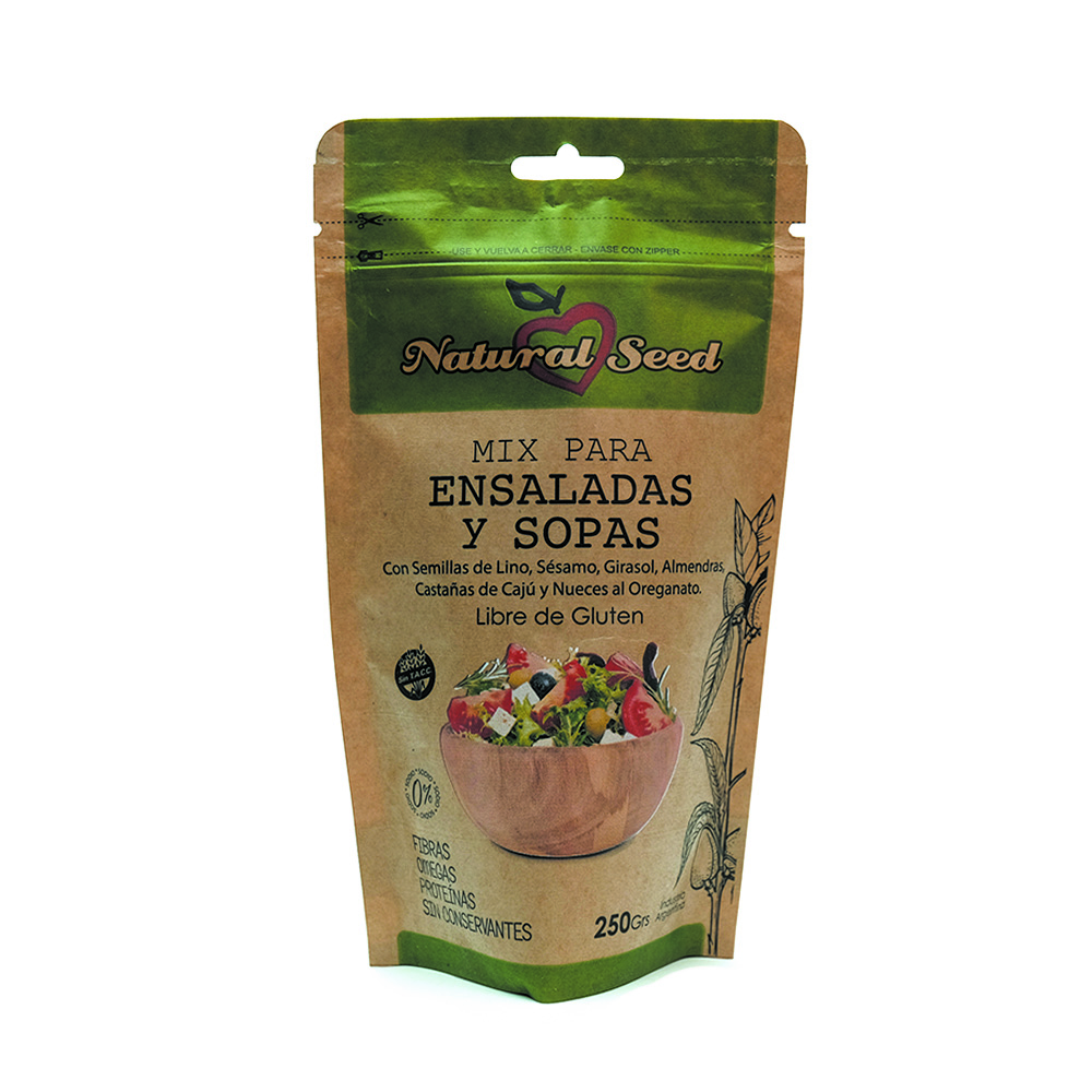 Natural Seed Mix para Ensaladas y Sopas - 250gr