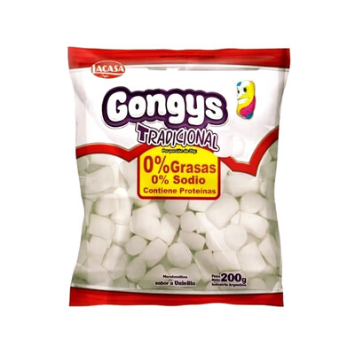 La Casa Gongys Marshmallow Sabor Tradicional - 200gr