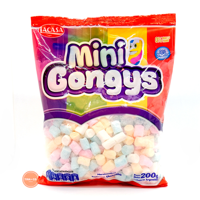 Mini Gongys Marshmallow Vainilla - 200 gr