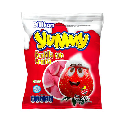 Billiken Yummy Frutilla con Crema - 500gr